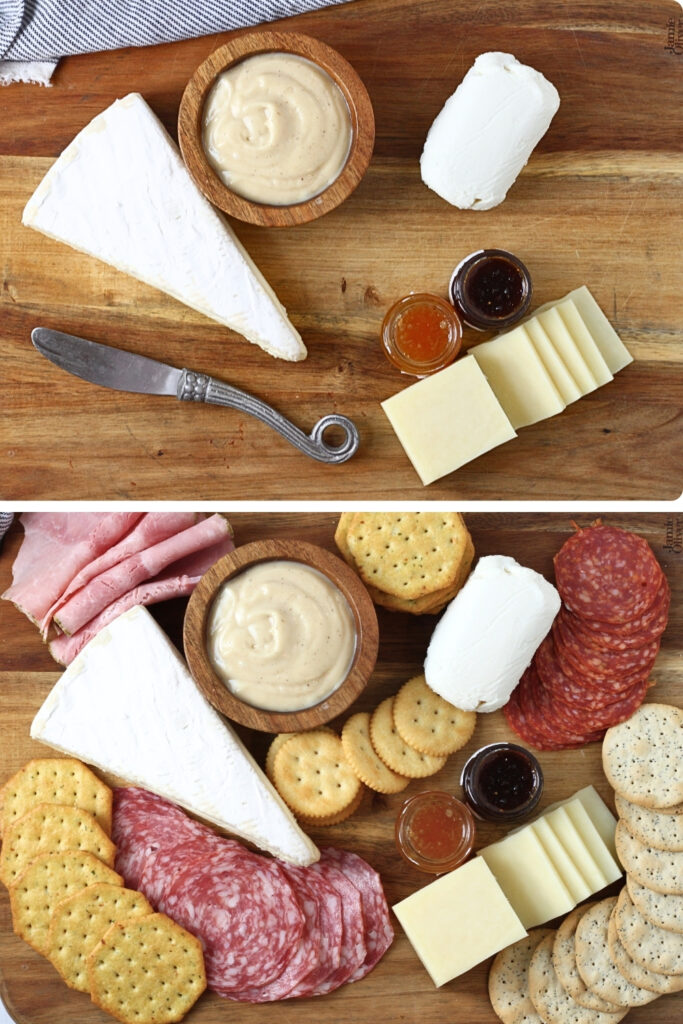 How to make a charcuterie board.