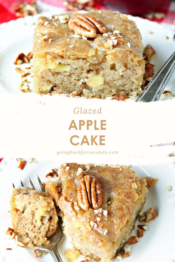 Apple Cake with Brown Sugar Glaze