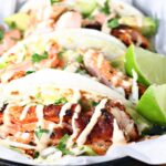 Chile Lime Salmon Tacos