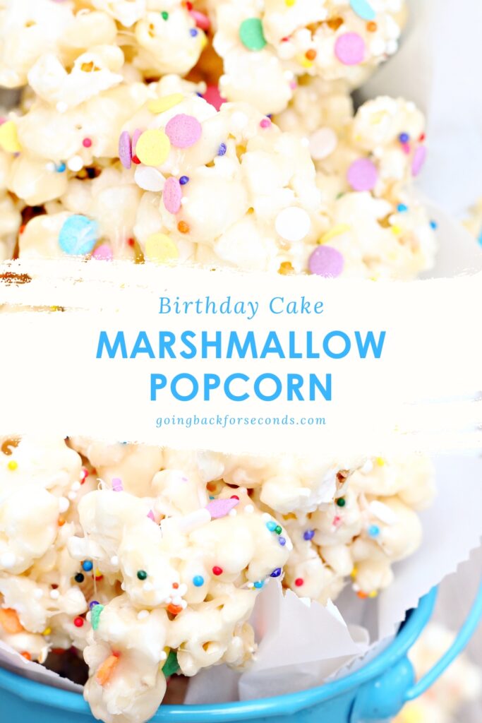 Birthday Cake Marshmallow Popcorn